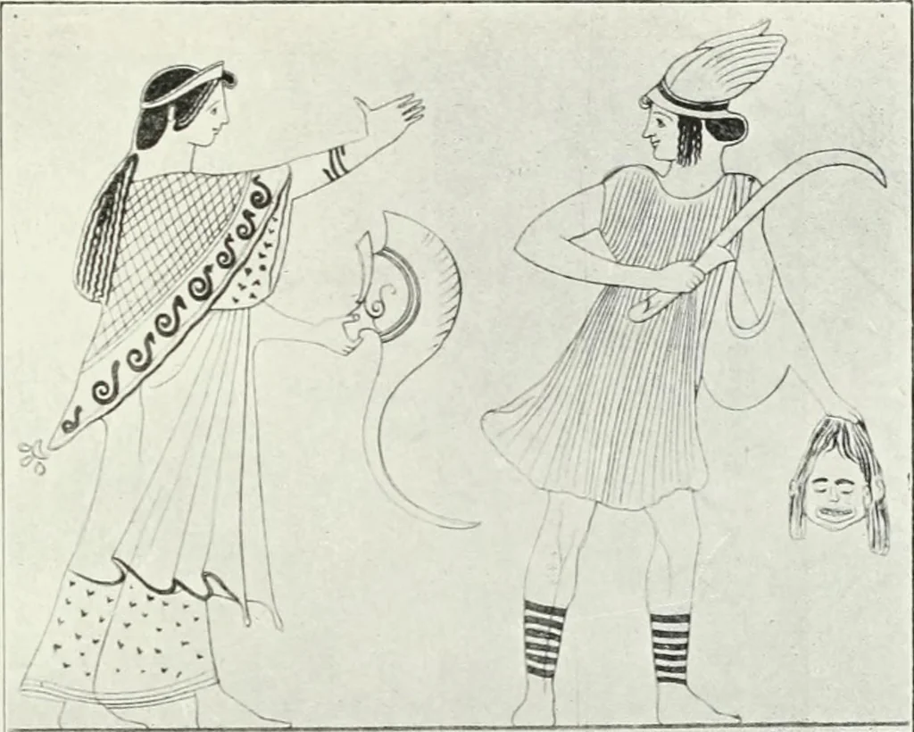 An illustration from Nouvelle mythologie illustrée, 1920, leaf 404