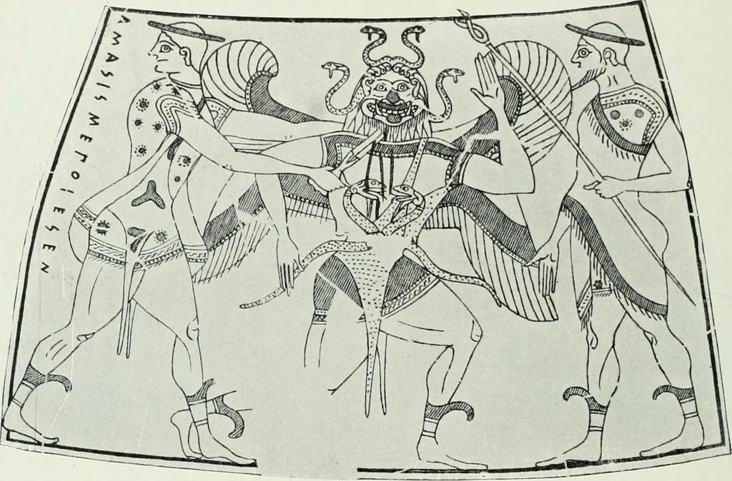 An illustration from Nouvelle mythologie illustrée, 1920, leaf 407