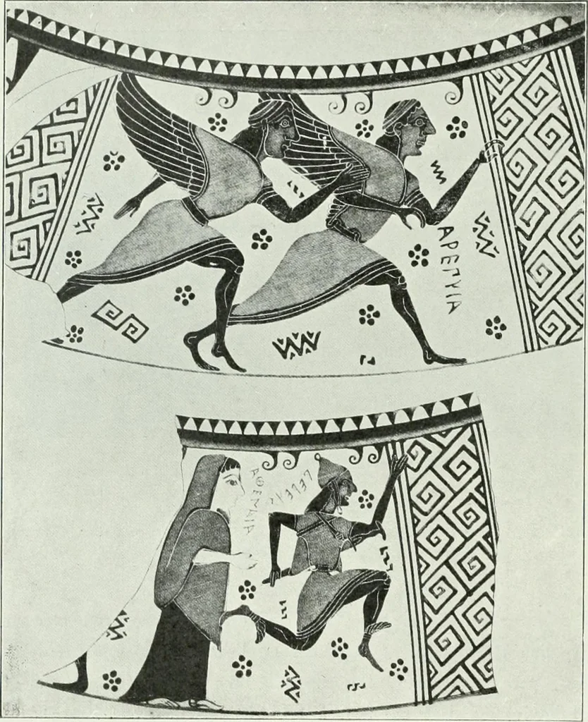 An illustration from Nouvelle mythologie illustrée, 1920, leaf 413
