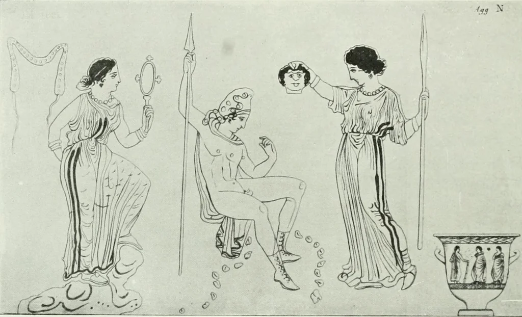 An illustration from Nouvelle mythologie illustrée, 1920, leaf 415
