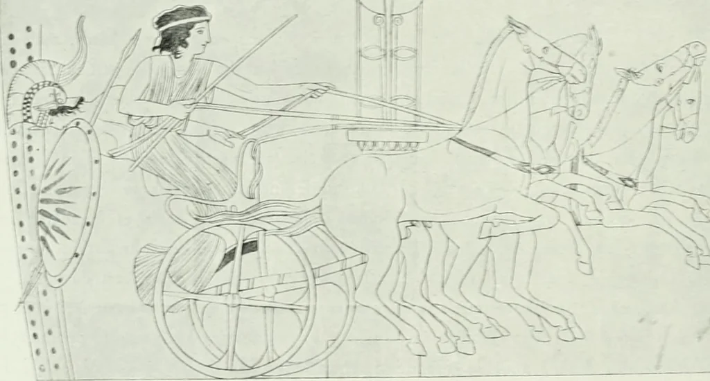 An illustration from Nouvelle mythologie illustrée, 1920, leaf 423