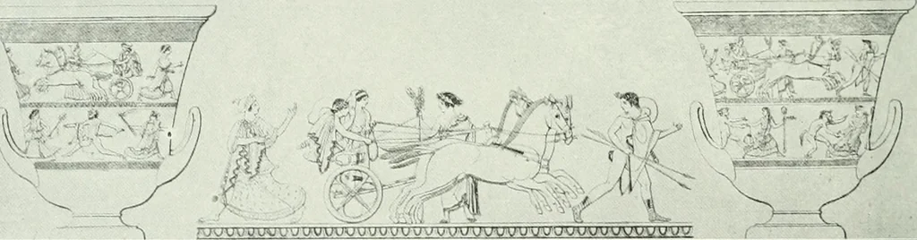 An illustration from Nouvelle mythologie illustrée, 1920, leaf 425