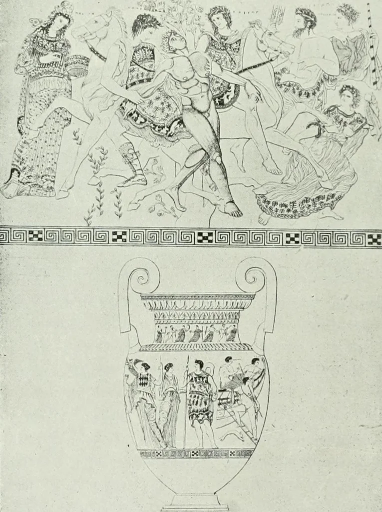 An illustration from Nouvelle mythologie illustrée, 1920, leaf 429