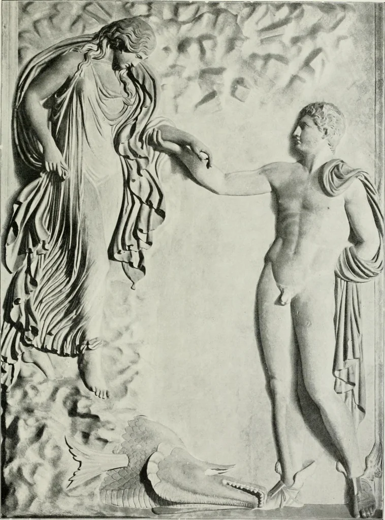 An illustration from Nouvelle mythologie illustrée, 1920, leaf 430