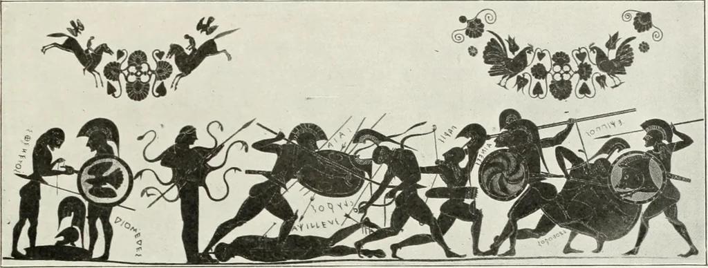 An illustration from Nouvelle mythologie illustrée, 1920, leaf 446