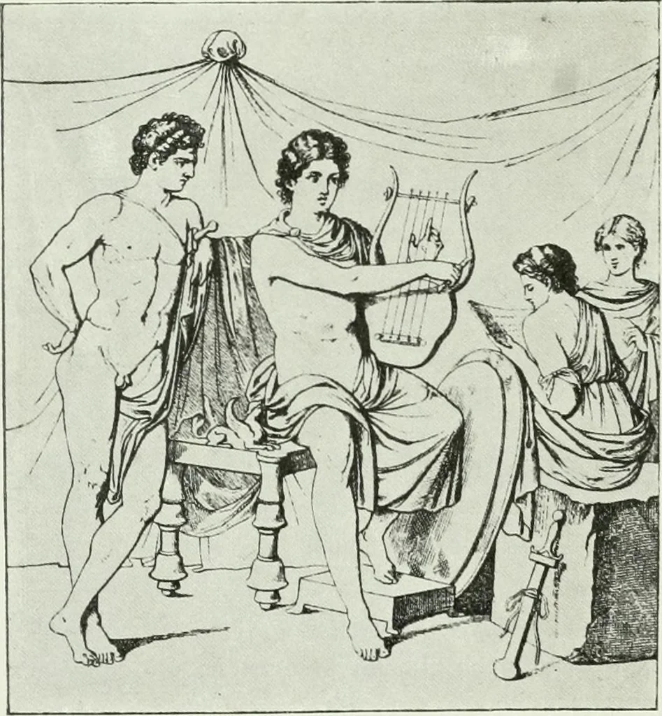 An illustration from Nouvelle mythologie illustrée, 1920, leaf 447