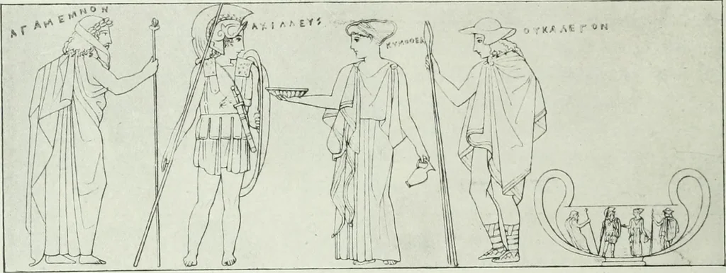 An illustration from Nouvelle mythologie illustrée, 1920, leaf 449