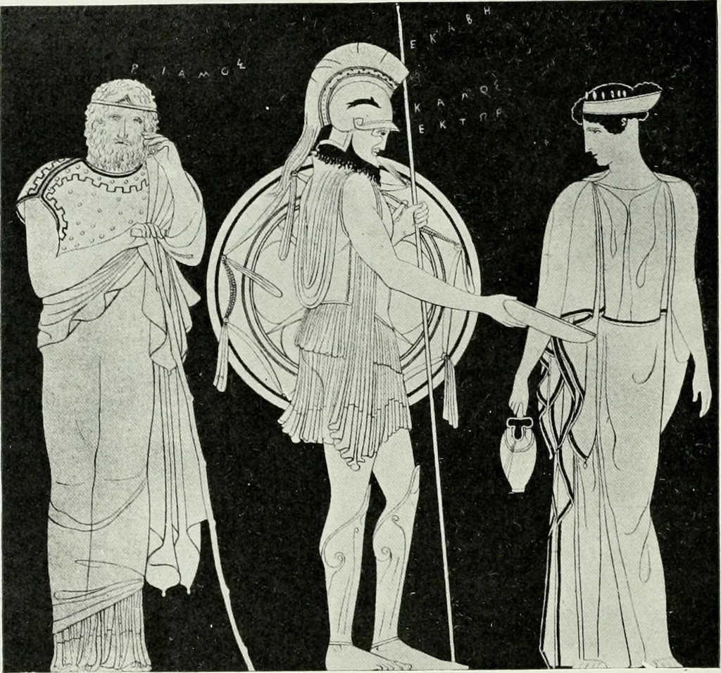 An illustration from Nouvelle mythologie illustrée, 1920, leaf 455
