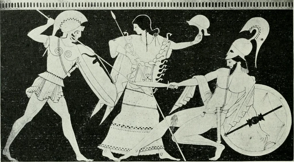 An illustration from Nouvelle mythologie illustrée, 1920, leaf 457