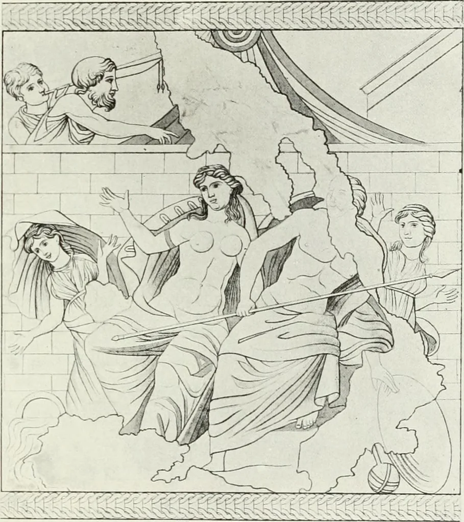 An illustration from Nouvelle mythologie illustrée, 1920, leaf 464
