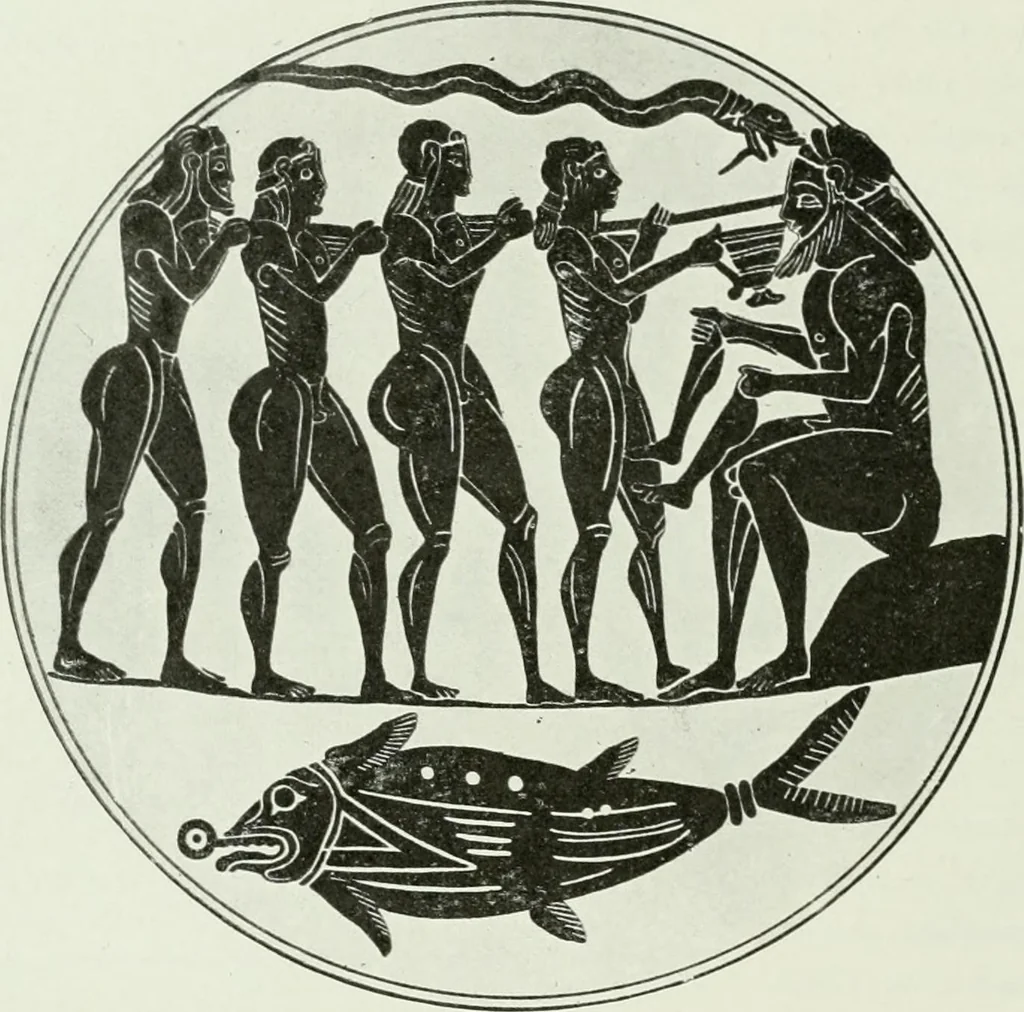 An illustration from Nouvelle mythologie illustrée, 1920, leaf 465