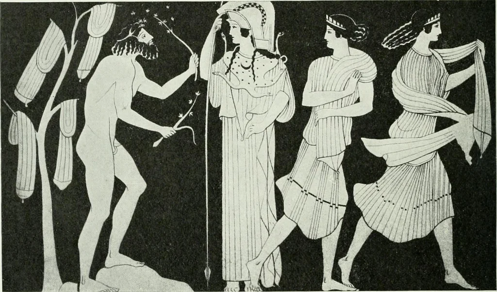 An illustration from Nouvelle mythologie illustrée, 1920, leaf 473