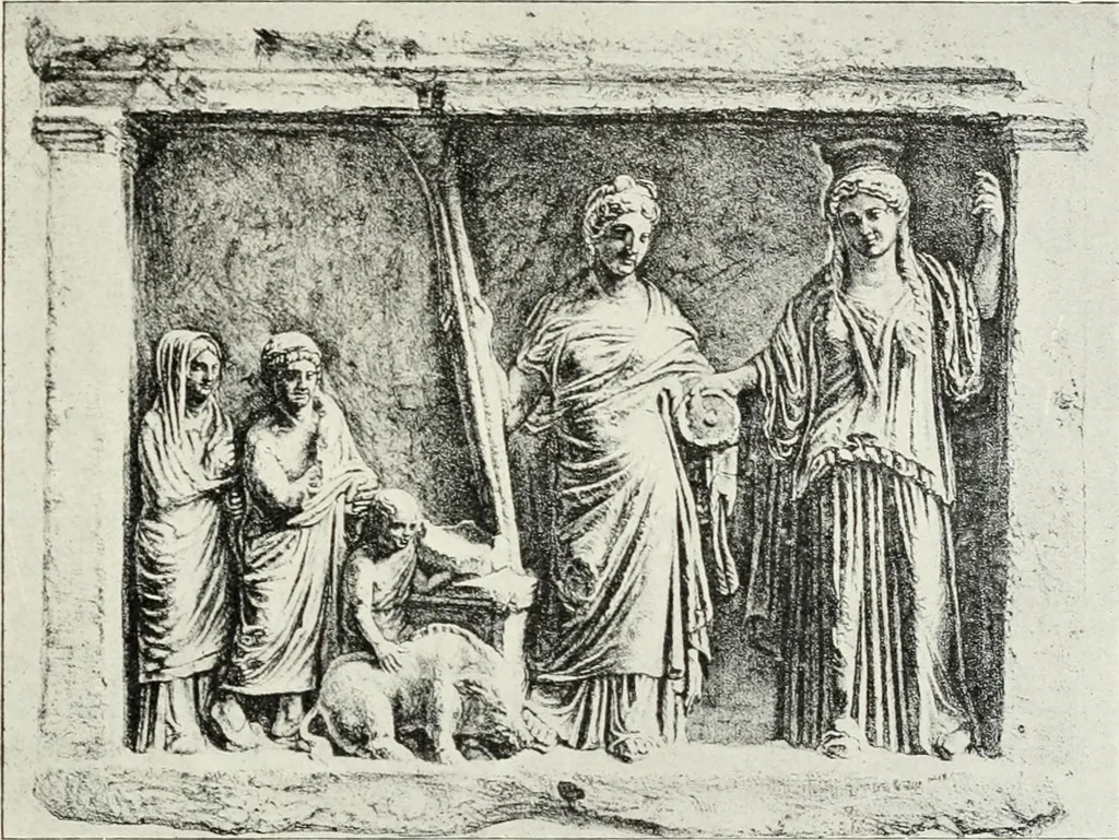 An illustration from Nouvelle mythologie illustrée, 1920, leaf 48