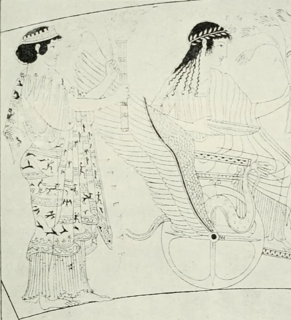 An illustration from Nouvelle mythologie illustrée, 1920, leaf 56