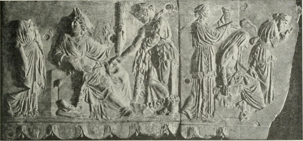 An illustration from Nouvelle mythologie illustrée, 1920, leaf 58