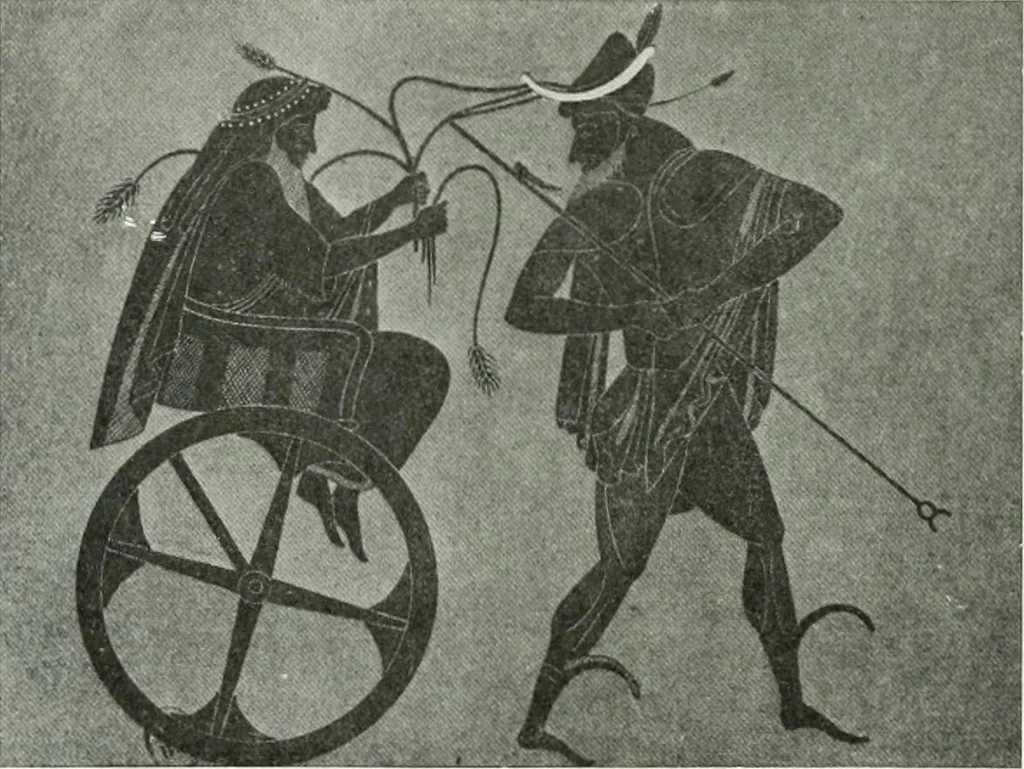 An illustration from Nouvelle mythologie illustrée, 1920, leaf 67