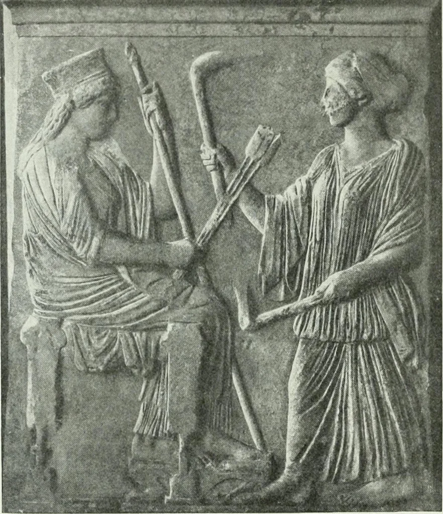 An illustration from Nouvelle mythologie illustrée, 1920, leaf 69