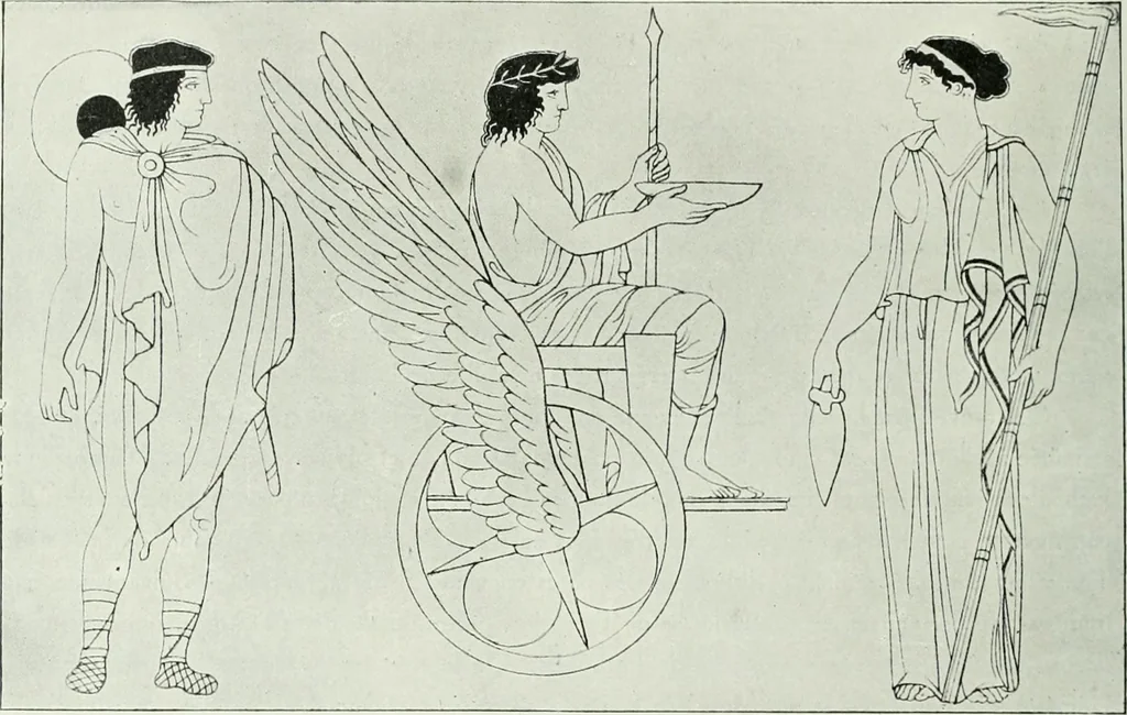 An illustration from Nouvelle mythologie illustrée, 1920, leaf 75