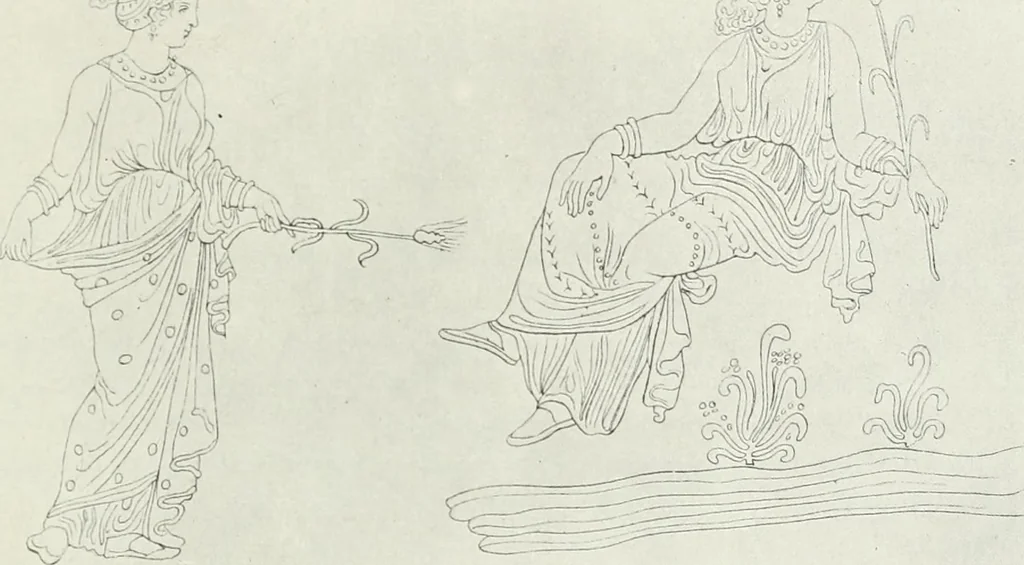 An illustration from Nouvelle mythologie illustrée, 1920, leaf 96