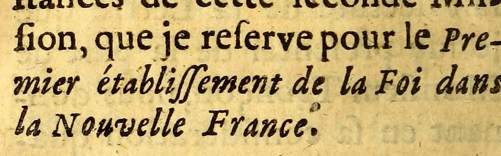 An illustration from Nouvelle relation de la Gaspesie, : qui contient les murs & la religion des sauvages Gaspesiens Porte-Croix, adorateurs du soleil, & d'autres peuples de l'Amerique Septentrionale, dit [sic] le Canada, 1692, leaf 606