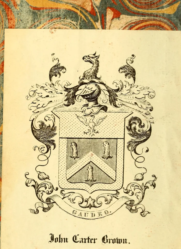 An illustration from Nouvelle relation de la Gaspesie, qui contient les moeurs & la religion des sauvages gaspesiens Porte Croix, adorateurs du soleil, & d'autres peuples de l'Amerique Septentrionale, dite le Canada., 1691, leaf 2