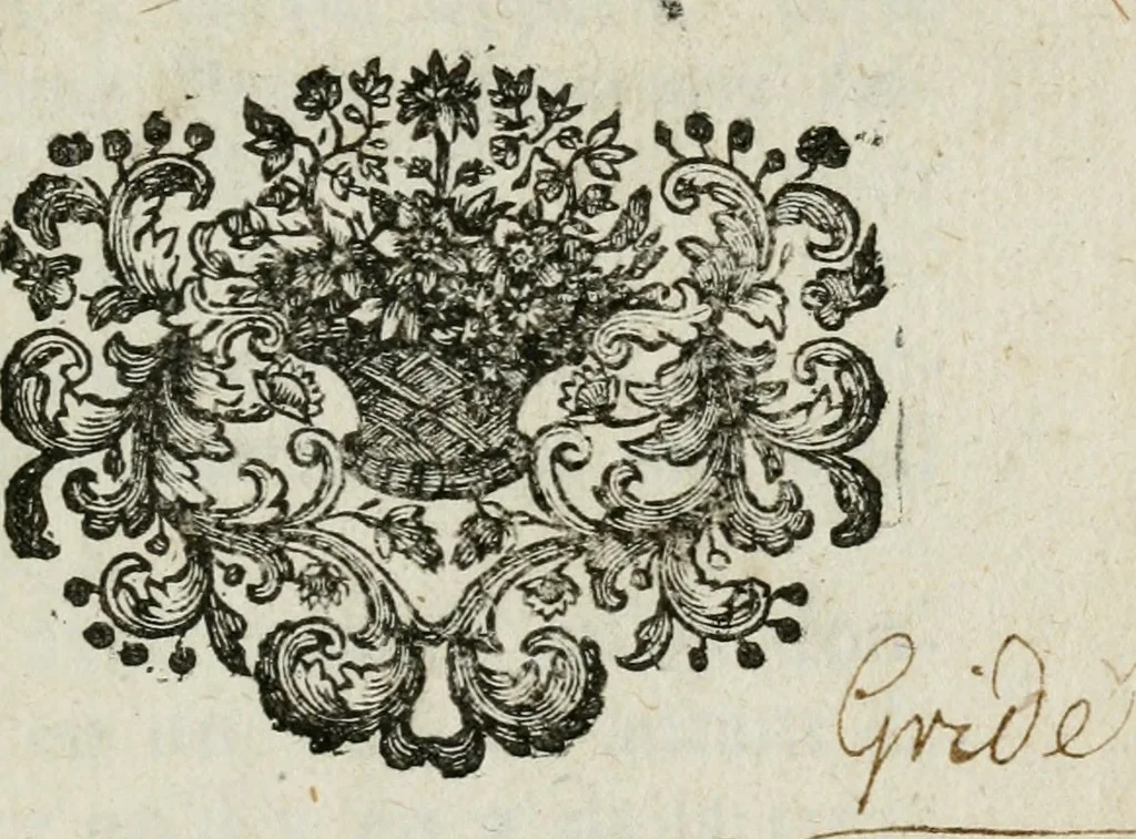 An illustration from Nouvelles diversitez, 1695, leaf 6