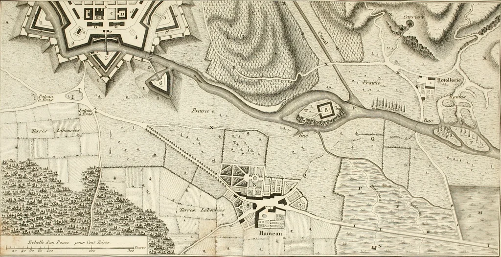 An illustration from Nouvelles règles pour la pratique du dessin et du lavis de l'architecture civile et militaire, 1803, leaf 221