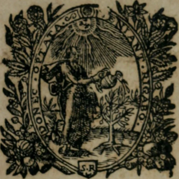 An illustration from Nouvelle théorique et pratique des notaires.., 1647, leaf 4