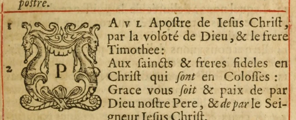 An illustration from Nouveau Testament : c'est a dire, la Nouvelle Alliance de nostre Seigneur Iesus Christ, 1591, leaf 513