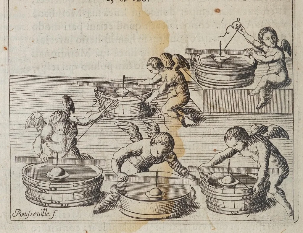 An illustration from Nova demonstratio immobilitatis terrae petita ex virtvte magnetica : et quaedam alia ad effectus & leges magneticas, vsumque longitudinum & vniuersam geographiam spectantia, de nouo inuenta, 1645, leaf 138
