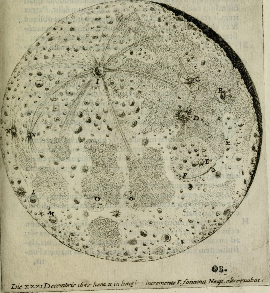 An illustration from Novae coelestium terrestriumq[ue] rerum observationes : et fortasse hactenus non uulgatae, 1646, leaf 70