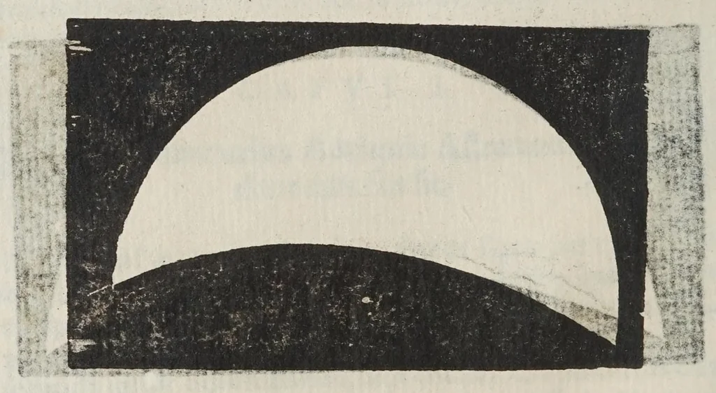 An illustration from Novae coelestivm terrestrivmq; rervm observationes, et fortasse hactenus non uulgatae, 1646, leaf 100