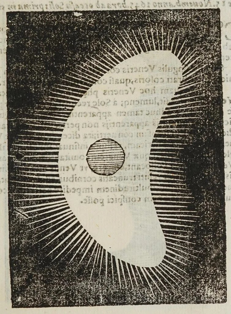 An illustration from Novae coelestivm terrestrivmq; rervm observationes, et fortasse hactenus non uulgatae, 1646, leaf 105