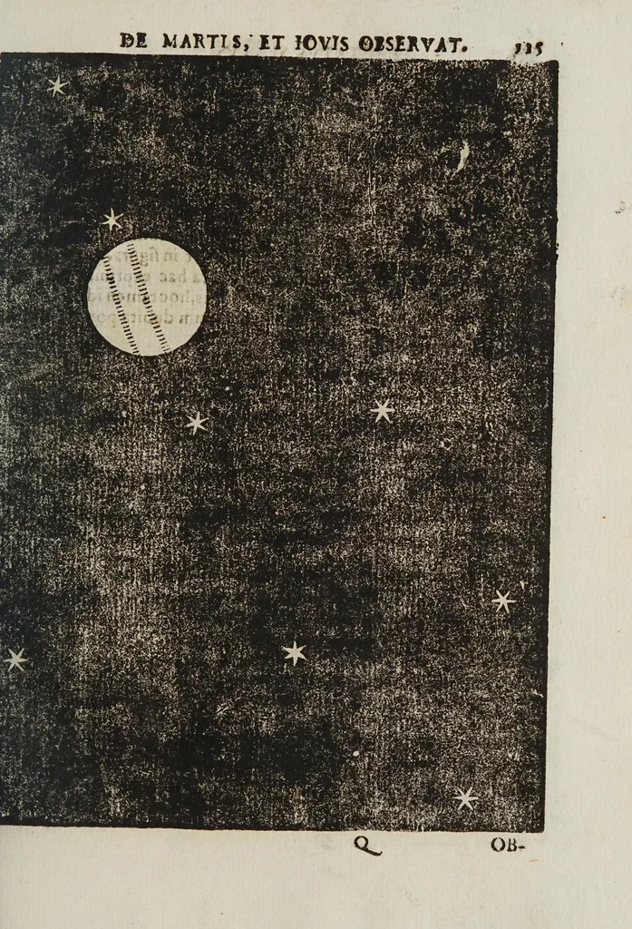An illustration from Novae coelestivm terrestrivmq; rervm observationes, et fortasse hactenus non uulgatae, 1646, leaf 125