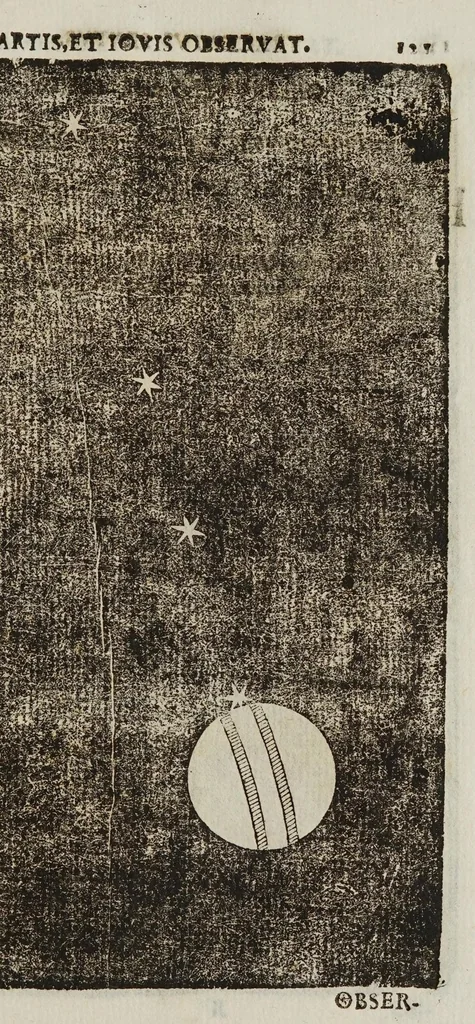 An illustration from Novae coelestivm terrestrivmq; rervm observationes, et fortasse hactenus non uulgatae, 1646, leaf 131