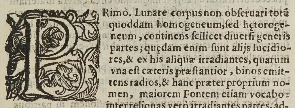 An illustration from Novae coelestivm terrestrivmq; rervm observationes, et fortasse hactenus non uulgatae, 1646, leaf 39