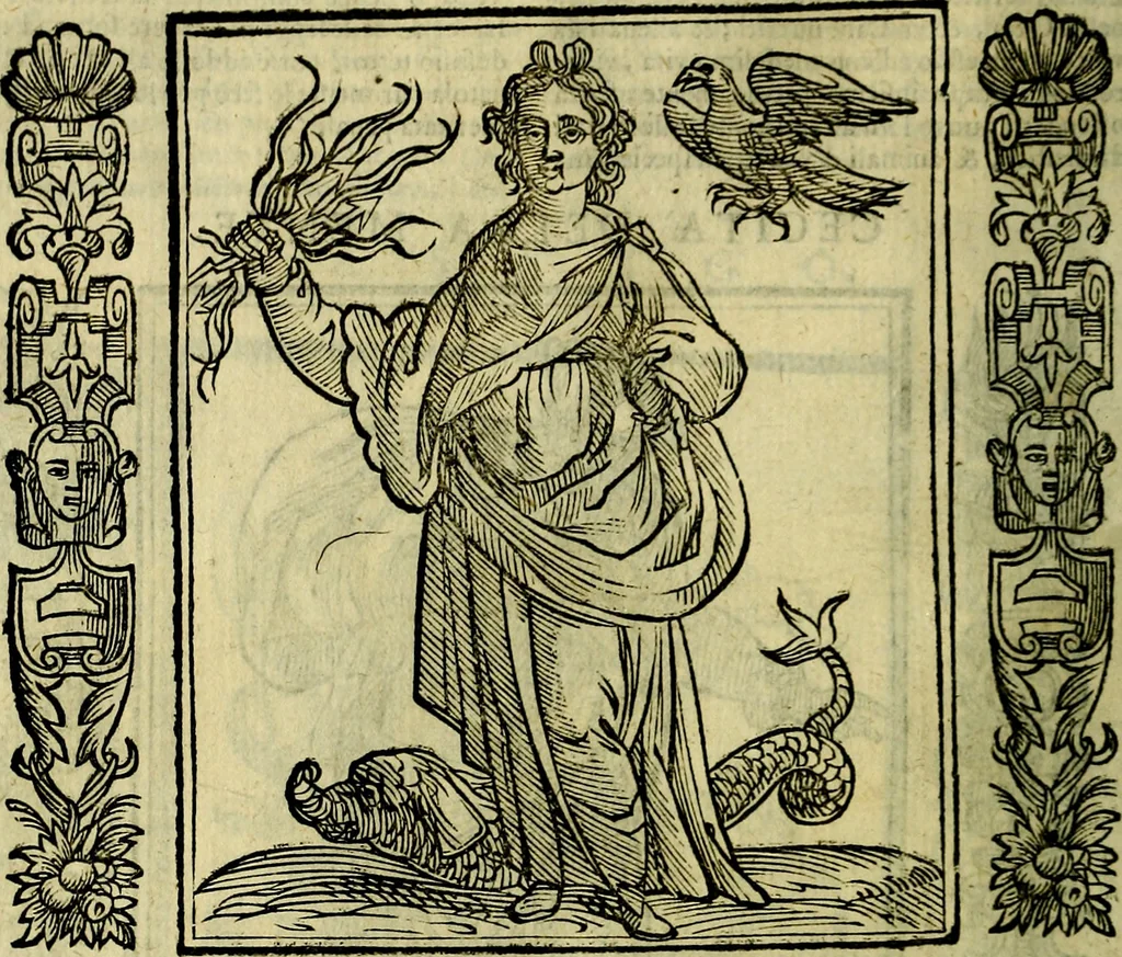 An illustration from Nova iconologia, 1618, leaf 133