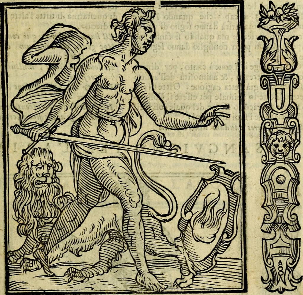 An illustration from Nova iconologia, 1618, leaf 142