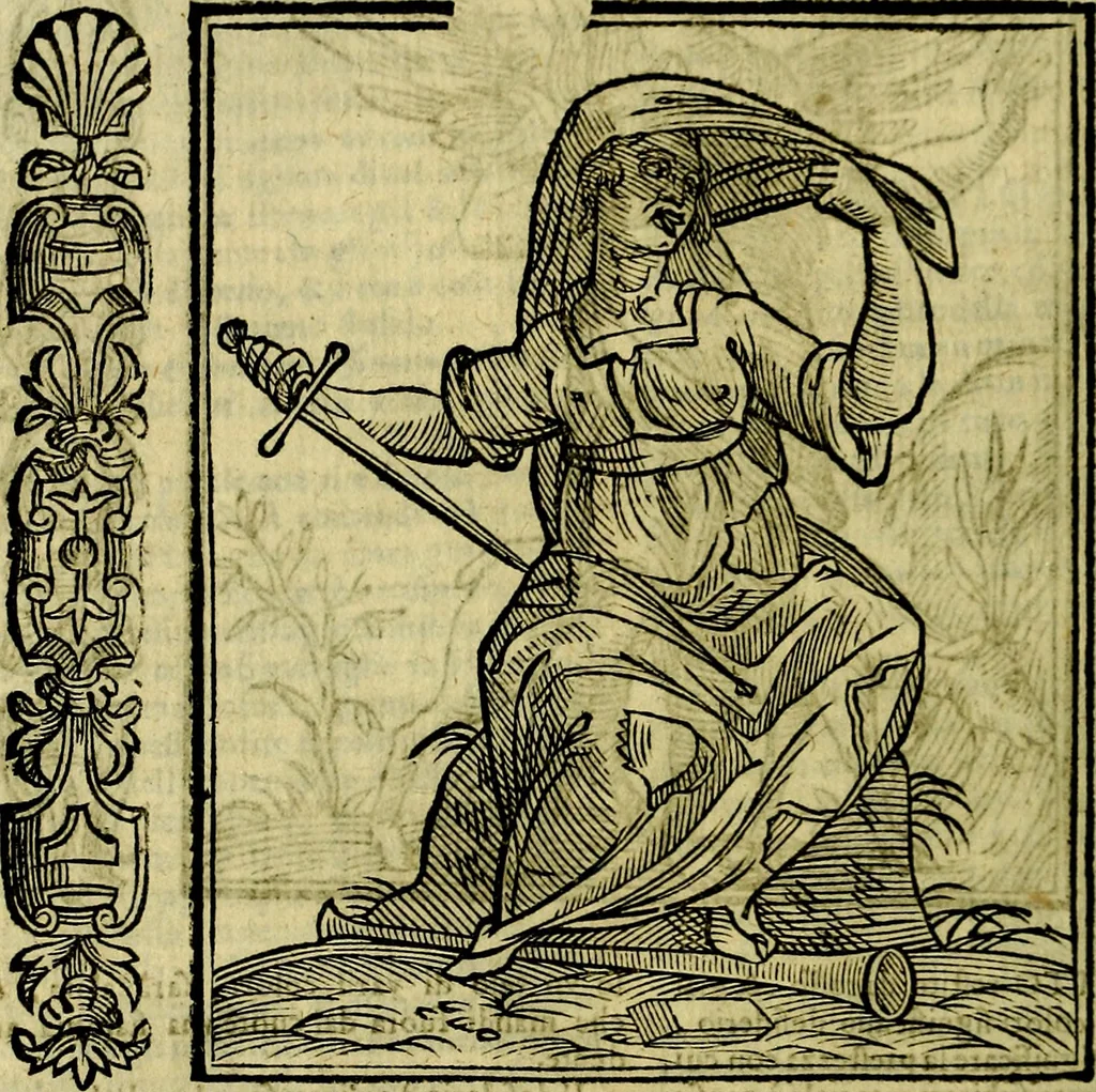 An illustration from Nova iconologia, 1618, leaf 187
