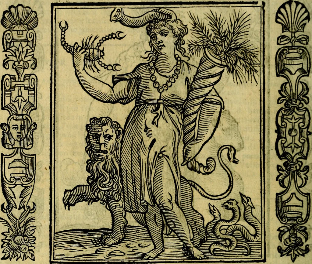 An illustration from Nova iconologia, 1618, leaf 405