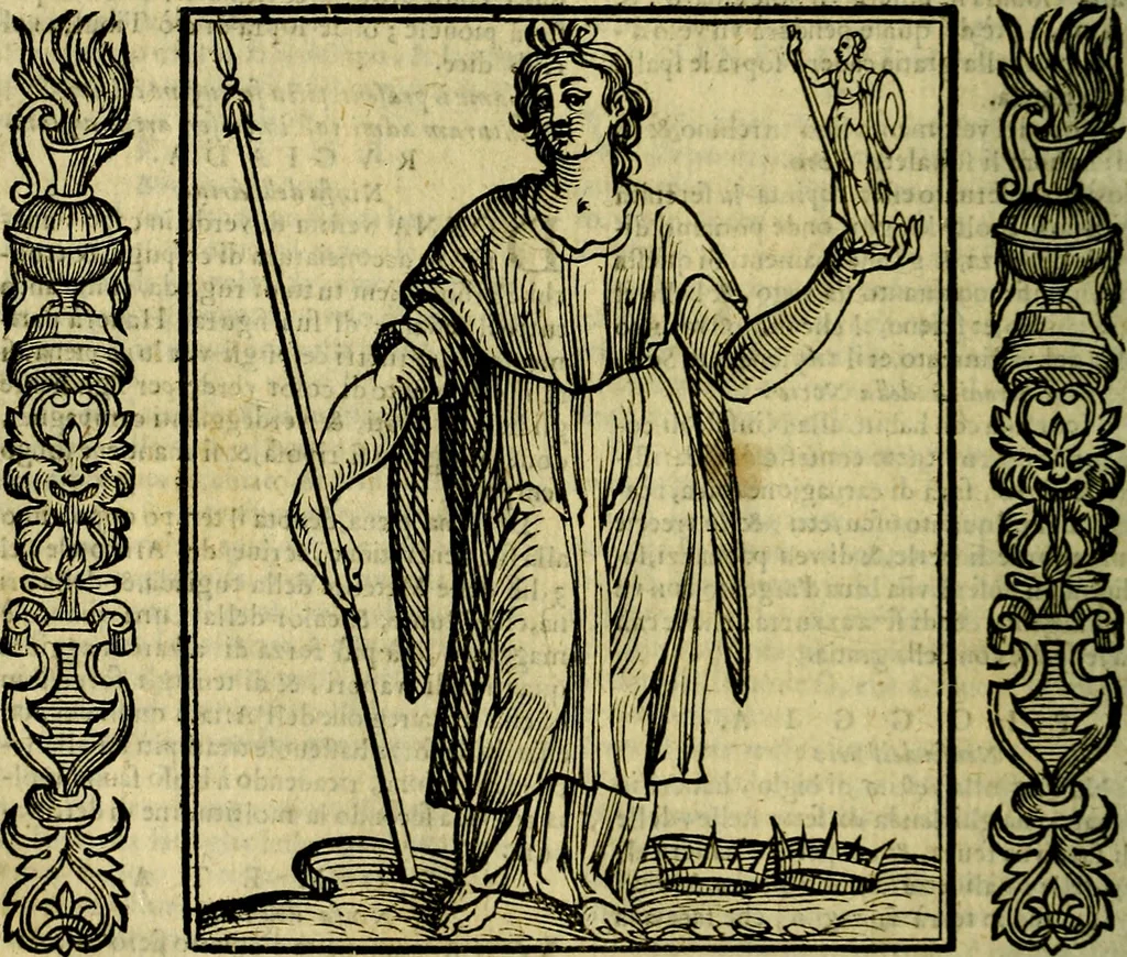 An illustration from Nova iconologia, 1618, leaf 421