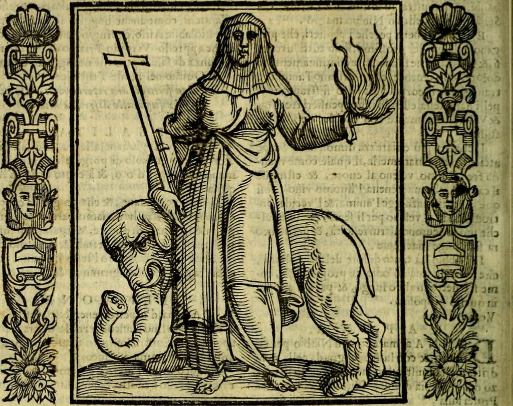 An illustration from Nova iconologia, 1618, leaf 493