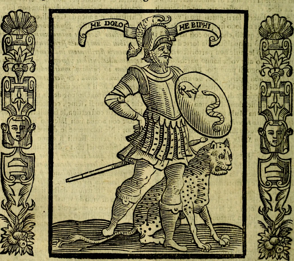 An illustration from Nova iconologia, 1618, leaf 557