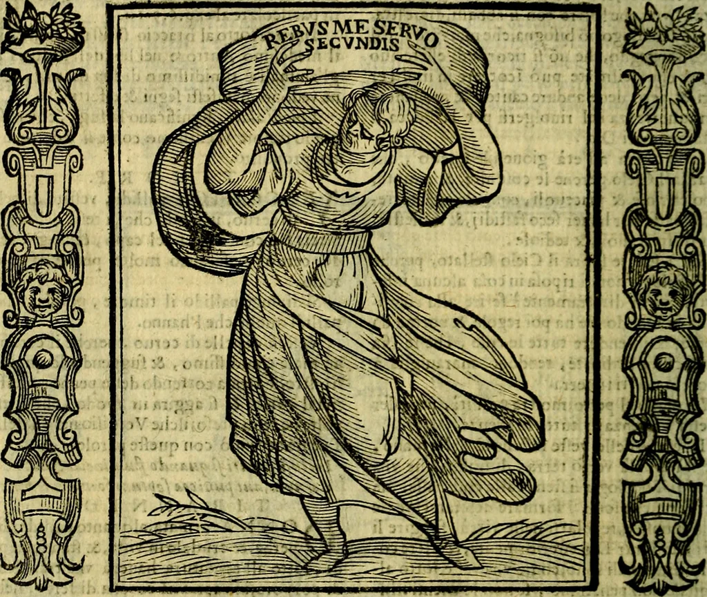 An illustration from Nova iconologia, 1618, leaf 579