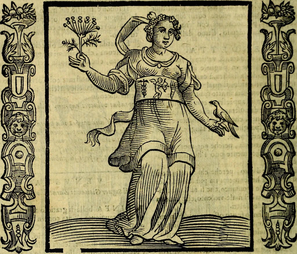 An illustration from Nova iconologia, 1618, leaf 597