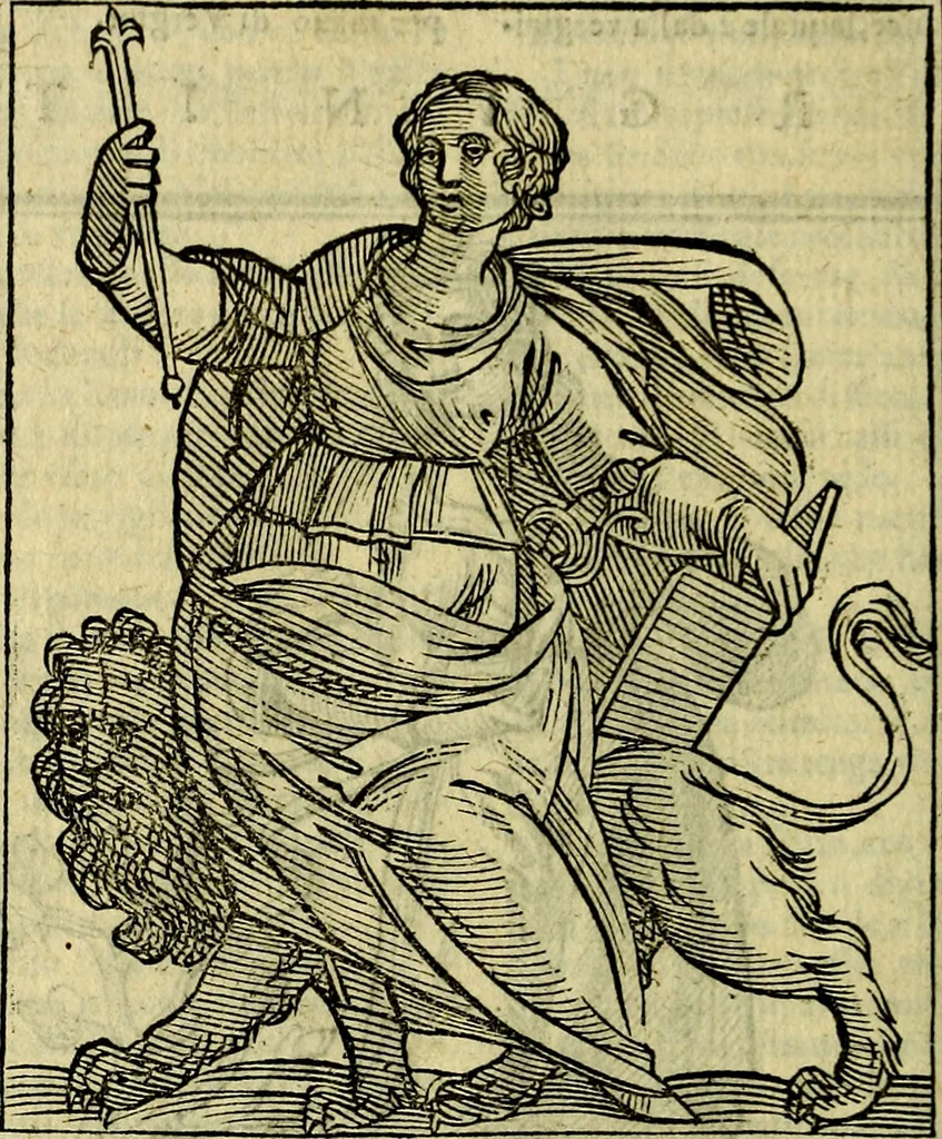 An illustration from Nova iconologia, 1618, leaf 617