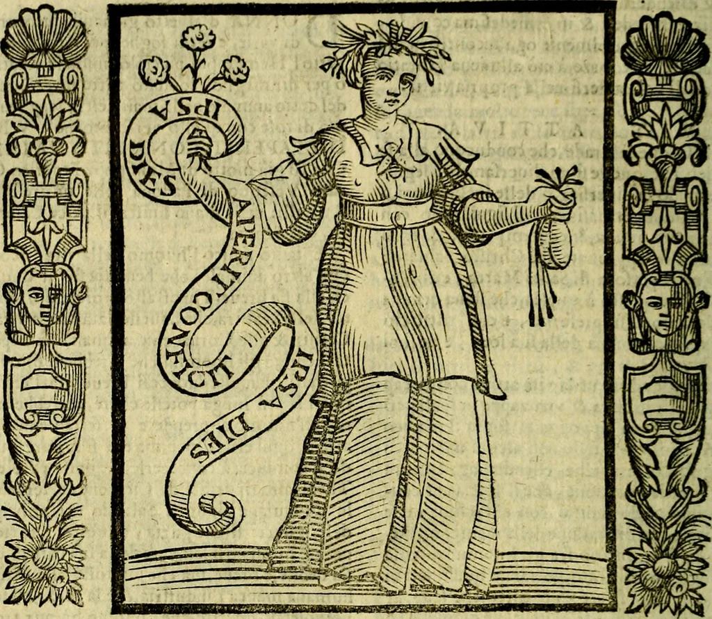 An illustration from Nova iconologia, 1618, leaf 623