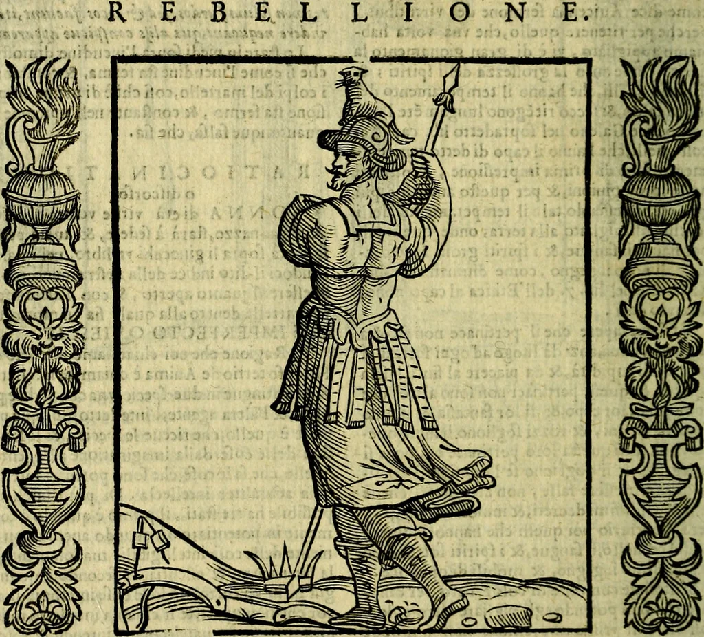 An illustration from Nova iconologia, 1618, leaf 671