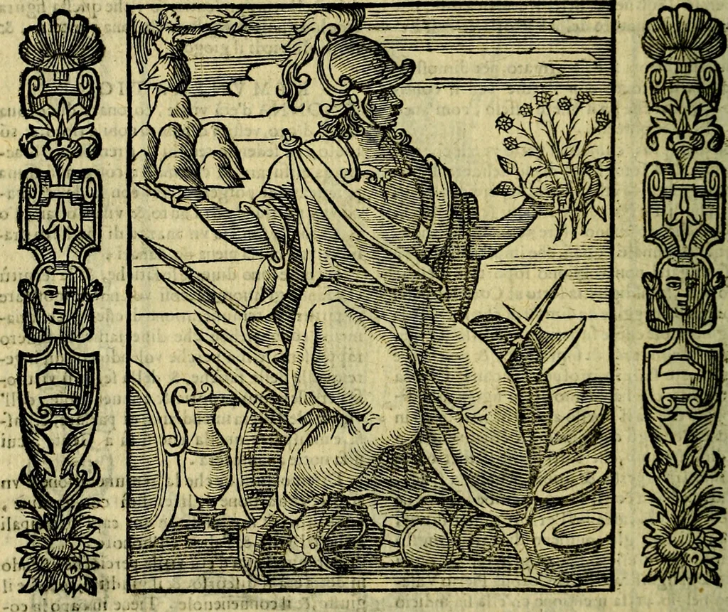An illustration from Nova iconologia, 1618, leaf 673