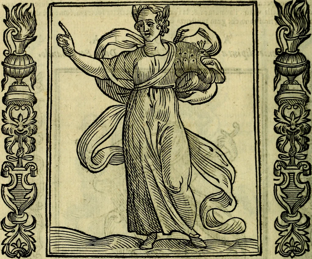 An illustration from Nova iconologia, 1618, leaf 89